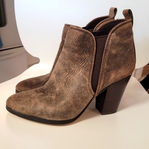 Michael Kors Brown Leather booties size 8.5